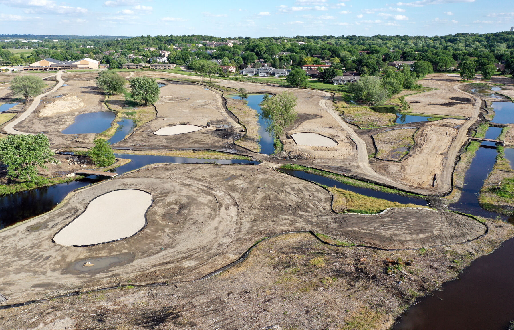 Cherokee Golf Course under reconstruction